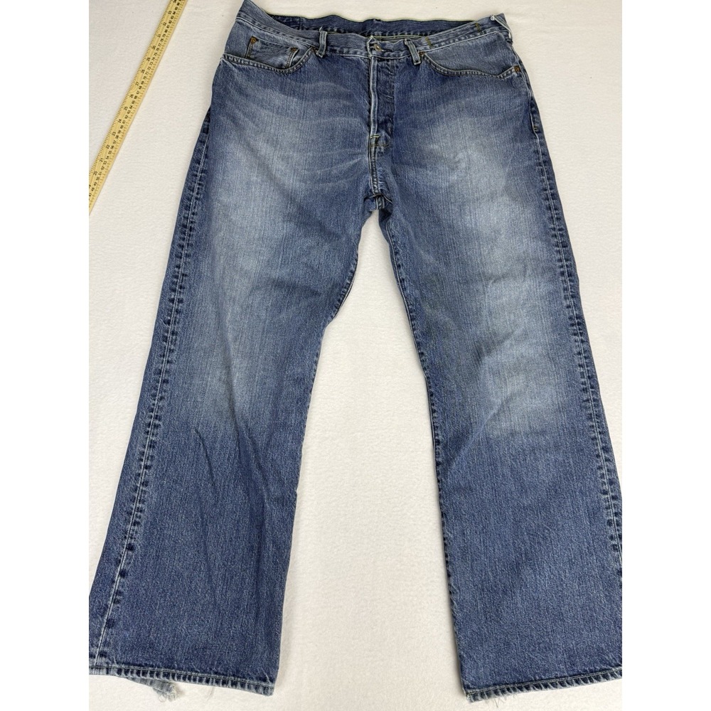 Vintage Guess Jeans Men's 36x30 Rebel Style Button Fly Straight Distressed